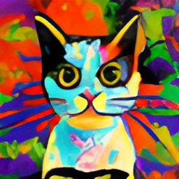 generated: a super math wizard cat, richly textured oil painting #2